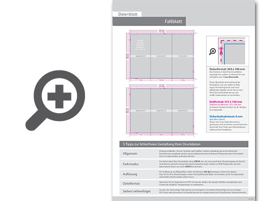 Product Bild hochglanz-uv-lack_faltblatt__gefalzt_auf_12_0_cm_x_18_0_cm__vertikaler_wickelfalz__6-seitig