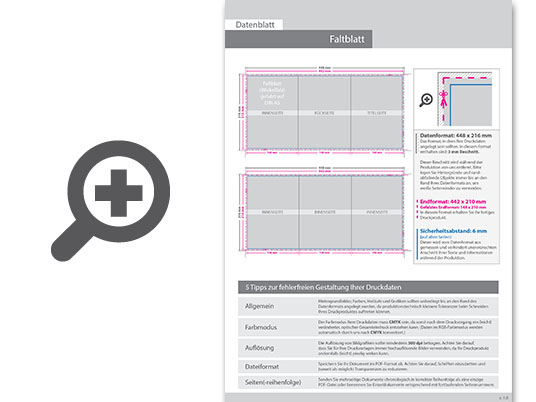 Product Bild faltblatt__gefalzt_auf_din_a5__vertikaler_wickelfalz__6-seitig